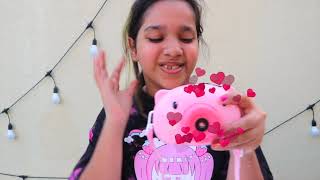 Shfa made Gaint bubbles! how to Make giant bubble  DIY Soap Bubbles