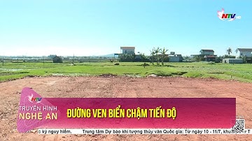 Đường ven biển chậm tiến độ