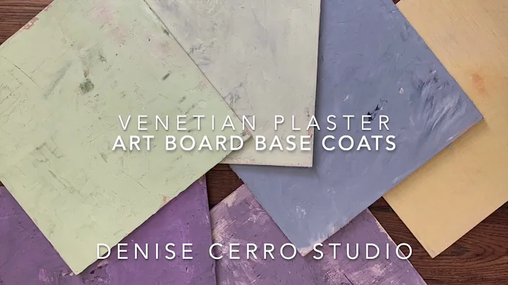 Venetian Plaster Art Boards
