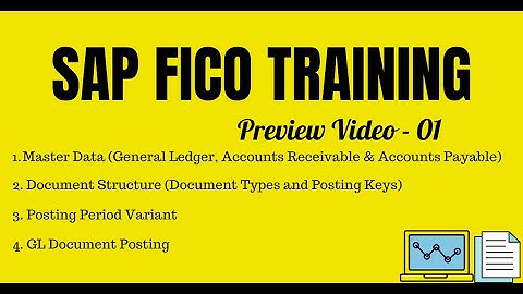 SAP FICO Training 01 | SAP Master Data | Document Types | Posting Keys | Posting Period Variant