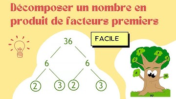 Décomposer un nombre entier en produit de facteurs premiers - Cours cinquième