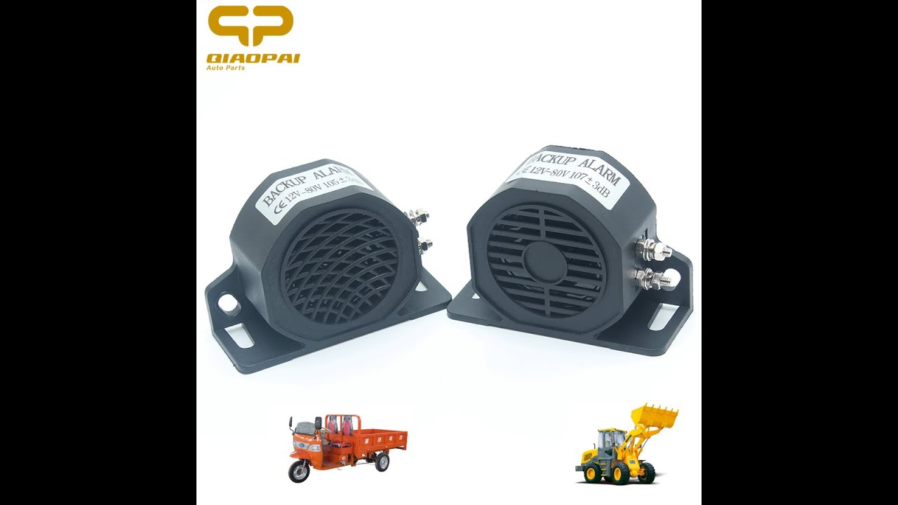 Car REVERSE HORN 1248V80V BackUp truck waterproof horn voice loud