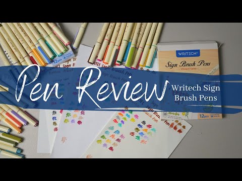 Writech brush pens 🩵 #fyp #writech #writechpens #writechbrushpens #wr