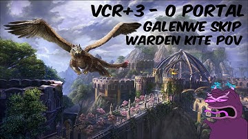 [Eso] vCR+3 - 0 Portal - Galenwe Skip | 2:37 Fight Time | Warden Kite | [PoProstu]
