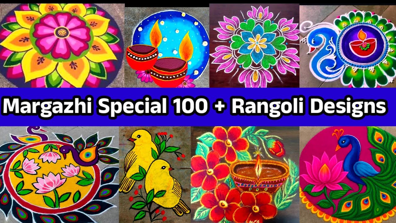 Margazhi Special 100 + Rangoli Designs Rangoli Designs|Rangoli Kolam|Padi kolamமார்கழி கோலம்#rangoli