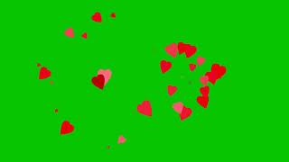 Green Screen Heart Animated Effect Chrome Key Footage Футаж Сердце Эффект Анимированный Хромакей 2