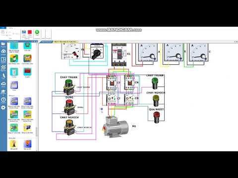 Giới thiệu PM mô phỏng điện ví dụ mạch đảo chiều trực tiếp. Phần mềm mô phỏng mạch điện
