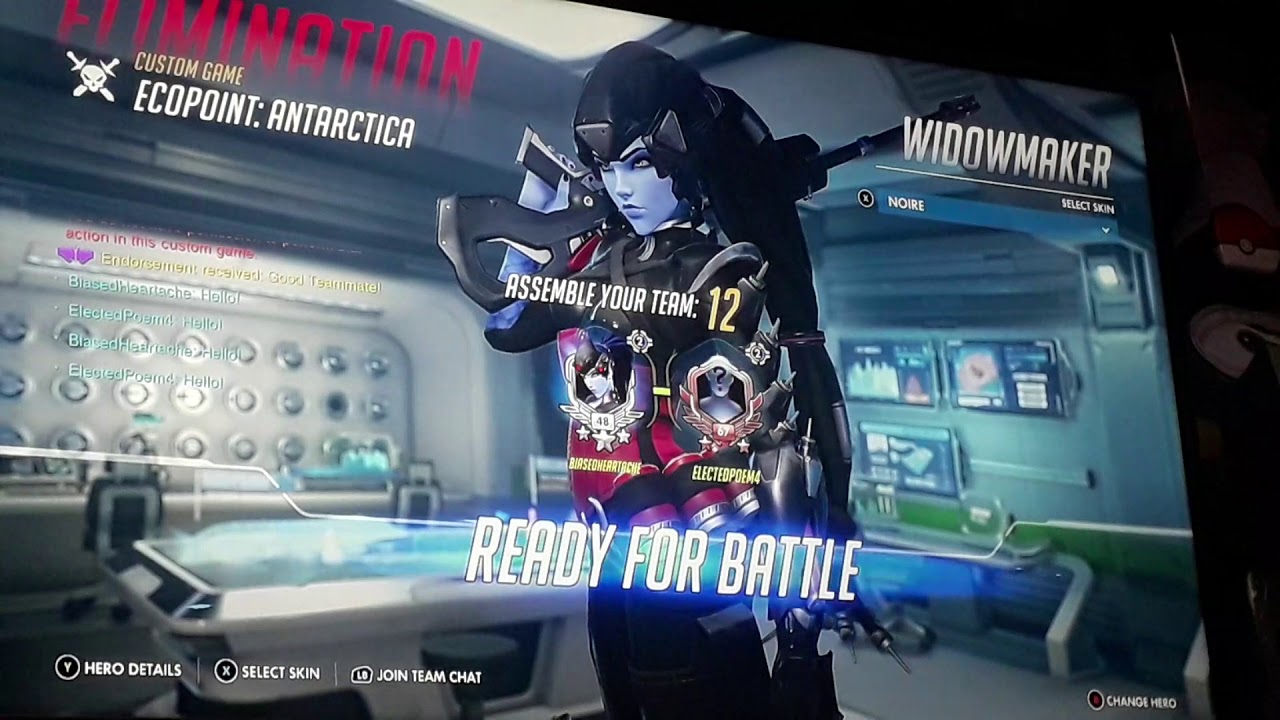 I got destroyed by widowmaker main