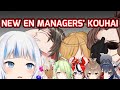 Gura got roasted by new EN Manager&#39;s kouhai