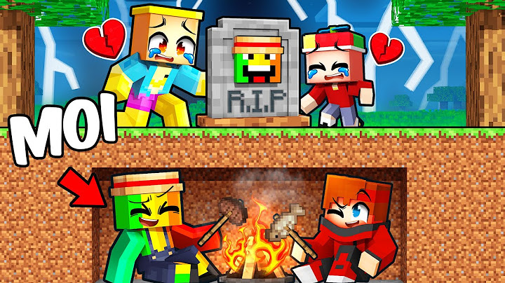Ce KIKOO pense que je suis MORT sur Minecraft !