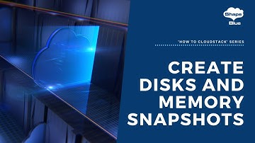 Create VM Snapshots | How To CloudStack