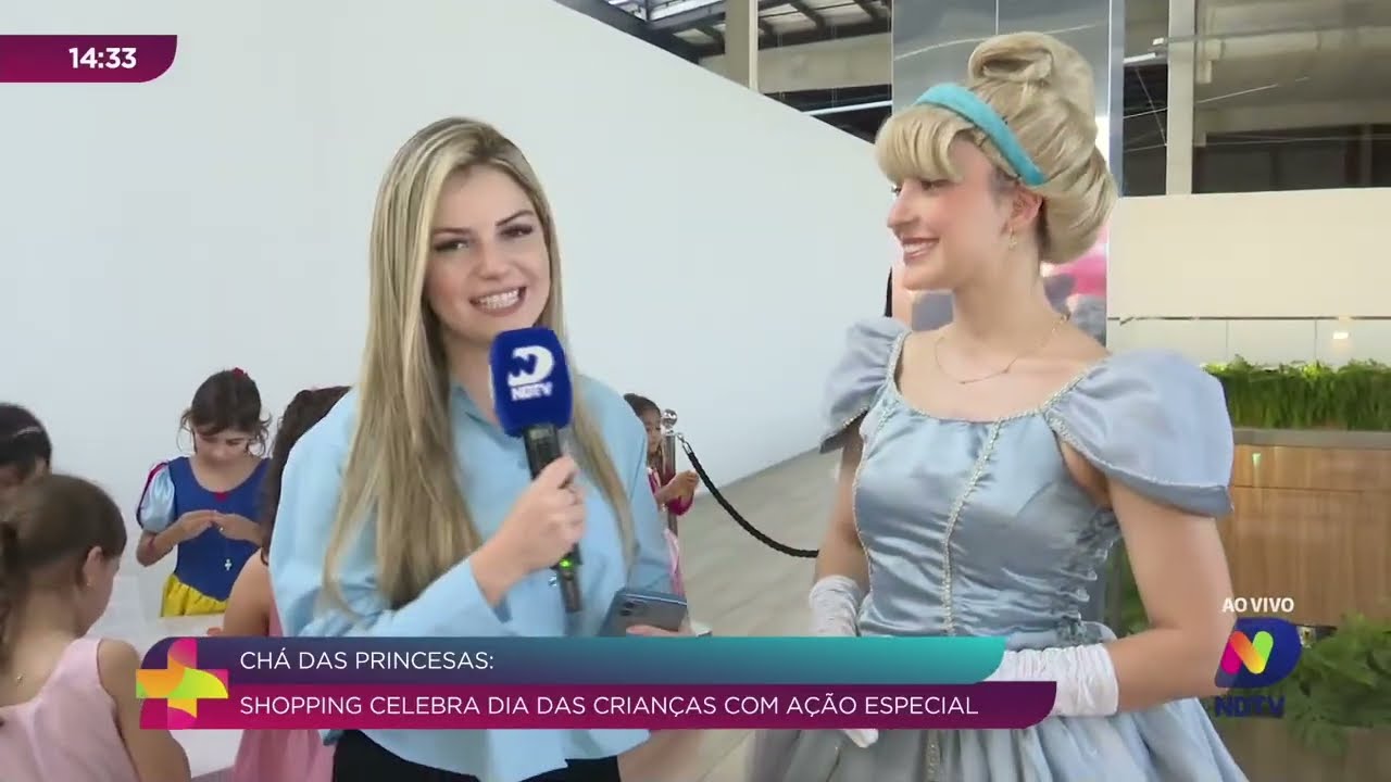 Chá das Princesas reúne crianças em ação especial em Chapecó
