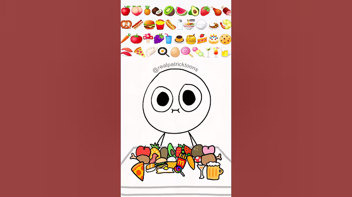 Food emoji challenge!! #shorts #animation