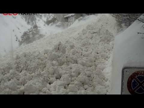 Large avalanche 4 January 2018 Zermatt