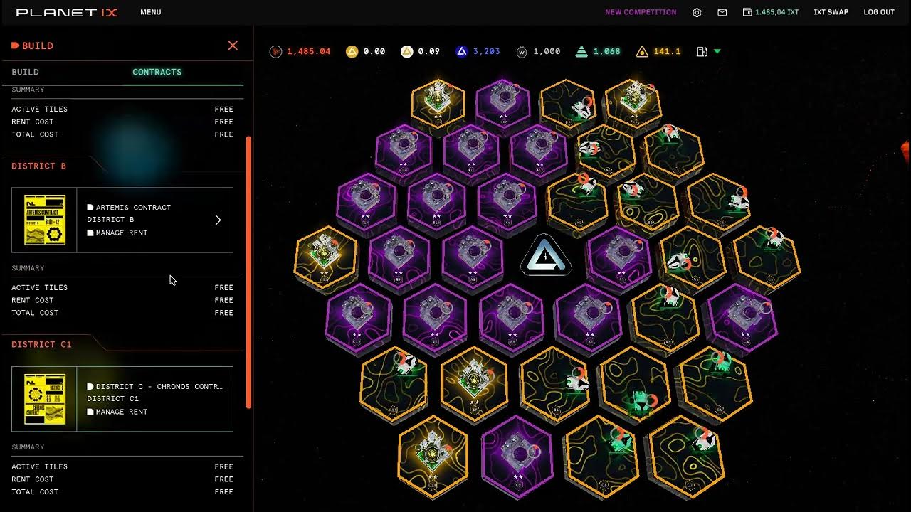 How to avoid paying rent for all tiles from Contract A to B,C1 &C2 ...