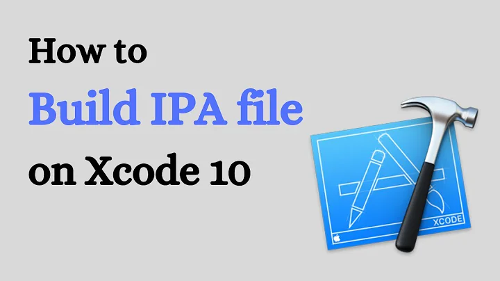 How to Build IPA file on Xcode 10