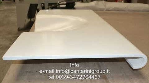 Thermoforming solid surface