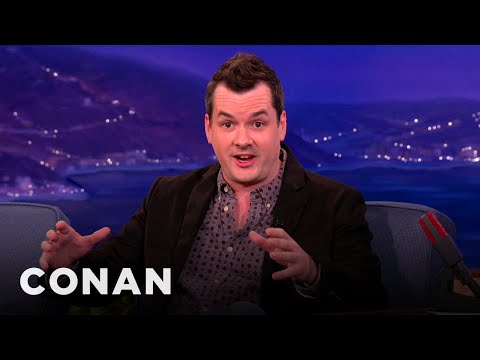 Jim Jefferies' Dodger Game Run-In With Conan & Jack White | CONAN on TBS