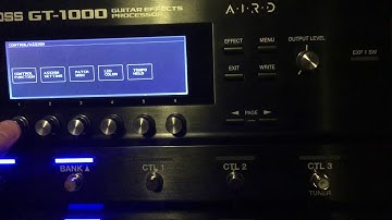 Turning wah on and off with CTL pedals for Boss GT-1000