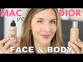 MAC Face and Body Foundation vs DIOR Face and Body Foundation