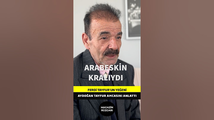 Ferdi Tayfur’un Yeğeni Aydoğan Tayfur Amcasını Anlattı.