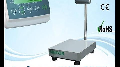 jadever - JWI-3100 Series setting and calibration .