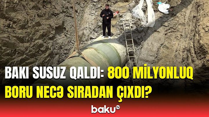 Paytaxt sakinləri su üzünə həsrət qaldı | Eyni boruda növbəti qəza, bəs qurum nə deyir?