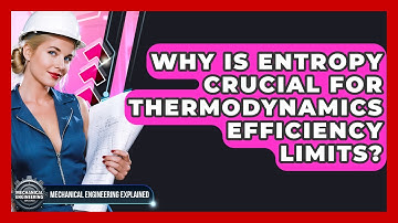 Why Is Entropy Crucial For Thermodynamics Efficiency Limits? - Mechanical Engineering Explained