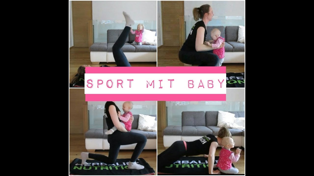 Sport mit Baby / zuhause / TschüssMamiSpeck YouTube