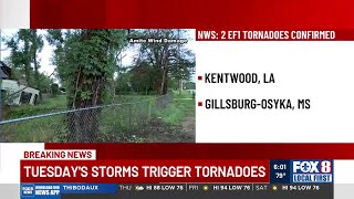 NWS: 2 F1 Tornadoes confirmed in Kentwood area