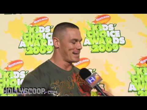 Hollyscoop.com caught up with John Cena at the 2009 Nickelodeon Kid's Choice Awards to talk about challenging Dwayne "The Rock" Johnson, joining the UFC, getting married, and Wrestlemania. Interview by Diana Madison.