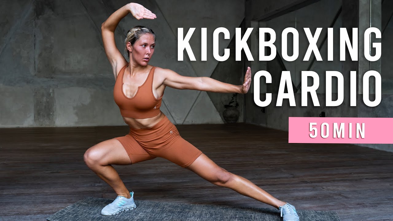 KICKBOXING CARDIO WORKOUT | 50 Min Fat Burning HIIT Workout At Home