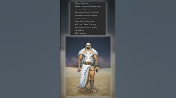 TRANSMOGS - Cosmetic "Desert Walker" #worldofwarcraft #transmogs #warwithin