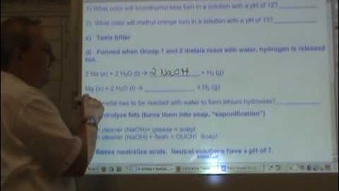 Chemistry Tutorial 11.1c:  Arrhenius Bases