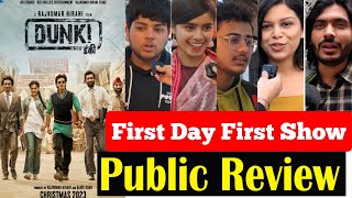 Dunki Movie Public Review,Dunki Public Reaction,Dunki Movie Review,Shah Rukh Khan,Rajkumar Hirani