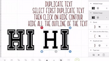 Separating Varsity Font Hide Contour Cricut Explore Design Space App Tutorial