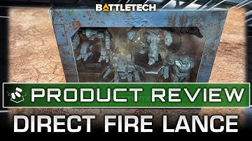 BattleTech Direct Fire Lance Review! | Wave 2 Kickstarter Deep Dive Series | Clan Invasion