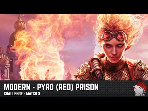 [Modern] Pyro Red Prison - Challenge - Match 3 vs Whir Prison ft Possessed Portal