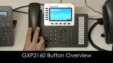 Button Overview on the Grandstream GXP2160