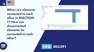FAQ 005391 | When are elements interconnected in RSECTION 1 How can disconnected elements ...