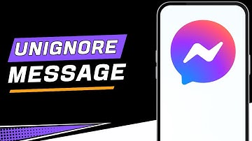 How To Unignore Messages On Messenger | Unignore Messenger Group Chat Messages
