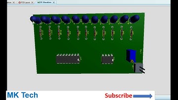LED Chaser with 555 Timer and CD4017