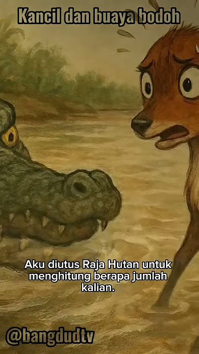 kisah kancil dan buaya bodoh#shorts #dongeng #kisah #legenda #story #mitos #viral