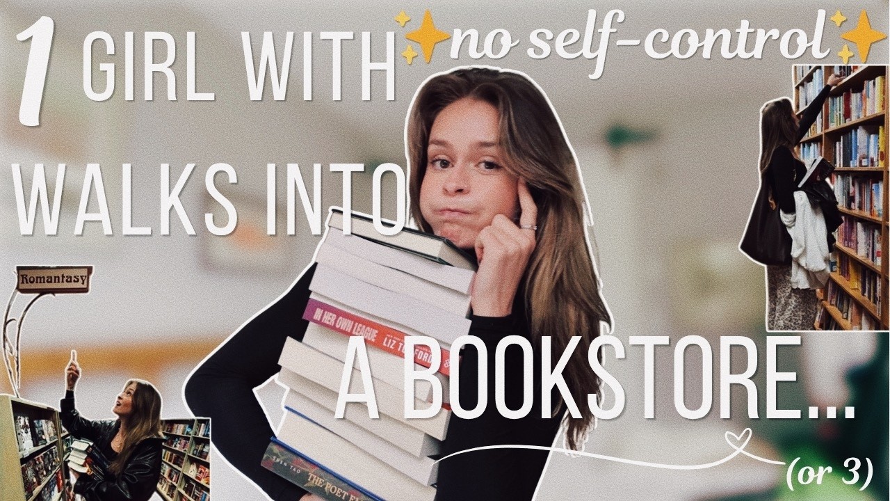 come book shopping with me after a mental breakdown ✨