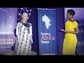 Sophia, the humanoid robot's one-on-one interview with Minister Paula Ingabire