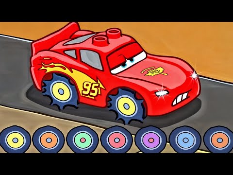 Lightning McQueen VS Francesco Bernoulli Final Race Games