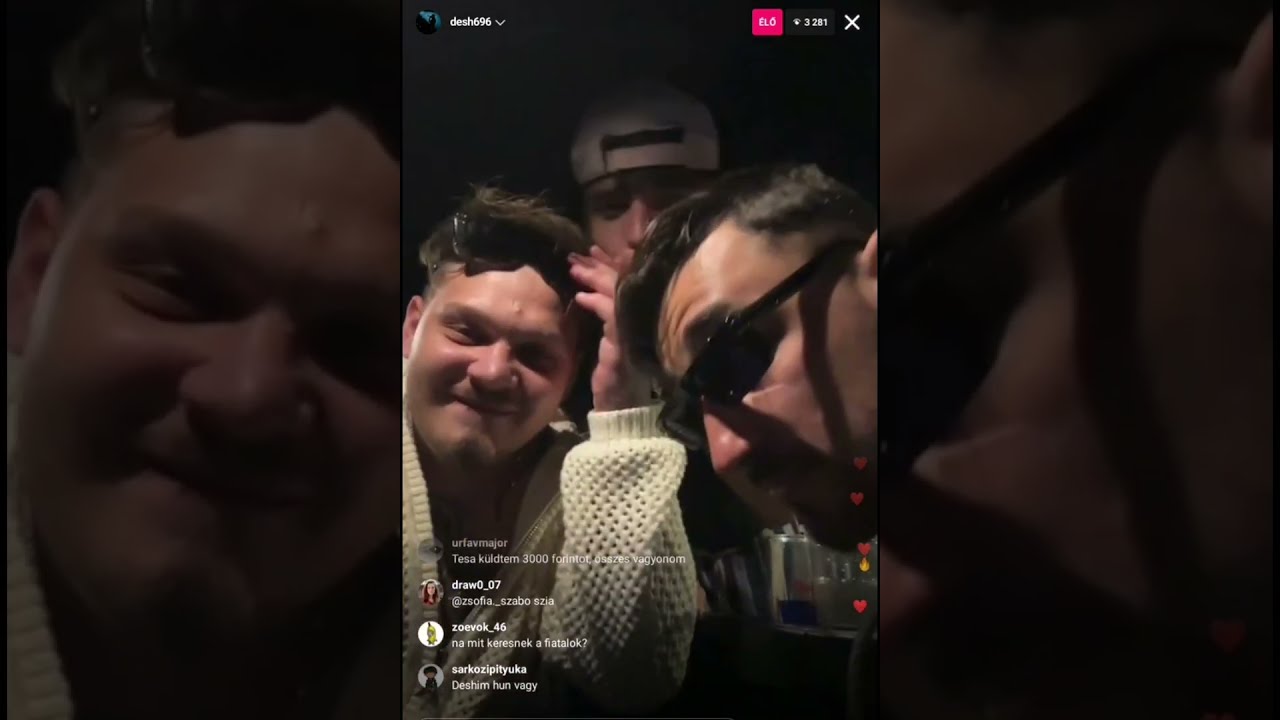 ⁣Desh x KKevin x Young Fly - Insta Live 🍾🍾🍻🍺 [2023.07.26] (Teljes) 🔥