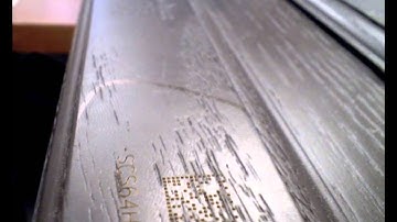 Motorola DPM Reader reads DPM marked on Grainy Wood Surface