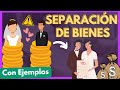 💍 La SEPARACION de BIENES en el MATRIMONIO: ¿Qué es?【TODO Explicado fácil y con  EJEMPLOS】