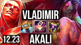 Vladimir Vs Akali Mid 10 Solo Kills Quadra 1832 Legendary Kr Diamond 1223